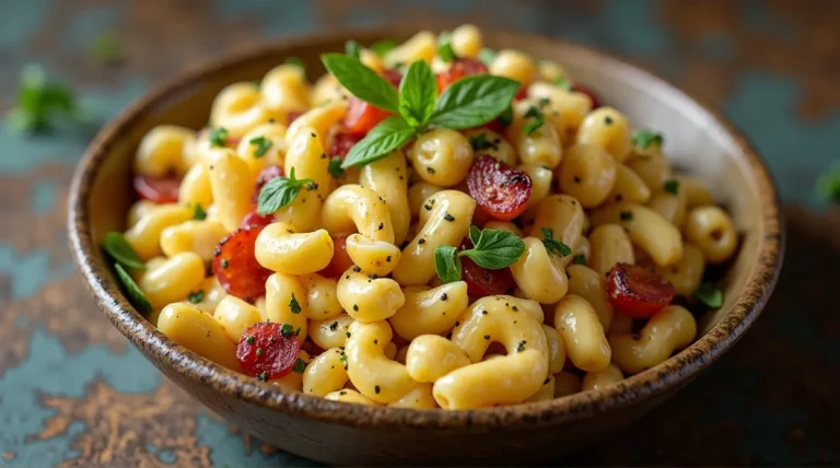 Dill Pickle Bacon Pasta Salad