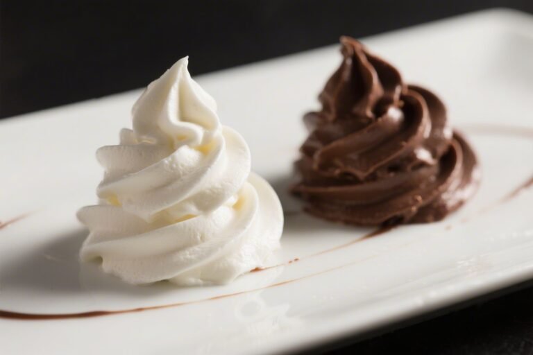 White & Dark Chocolate Mousse