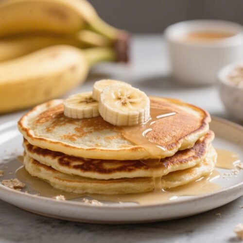 3-Ingredient Banana Pancakes
