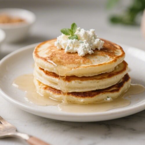 Healthy Low-Carb Cottage Cheese Pancakes