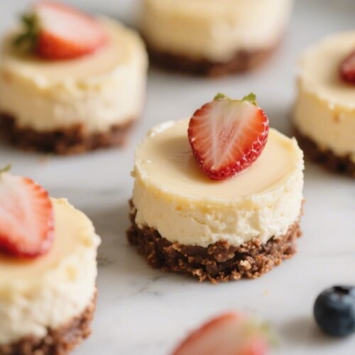 Easy No-Bake Mini Cheesecakes Recipe
