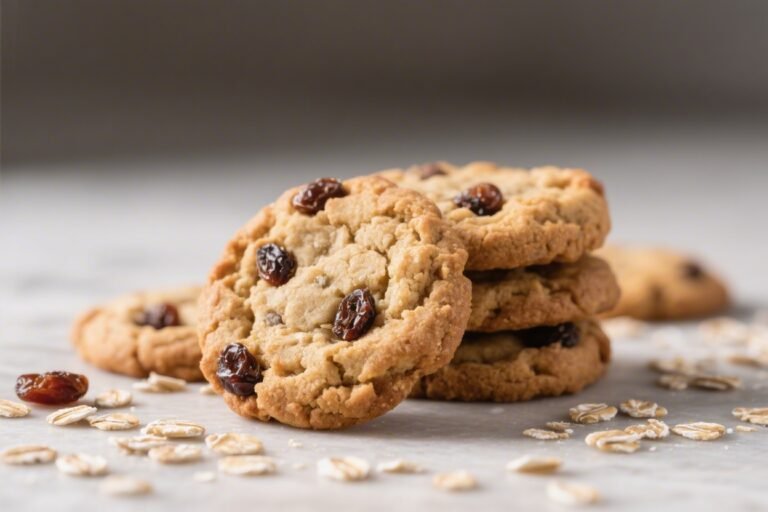 Easy Oatmeal Raisin Cookies