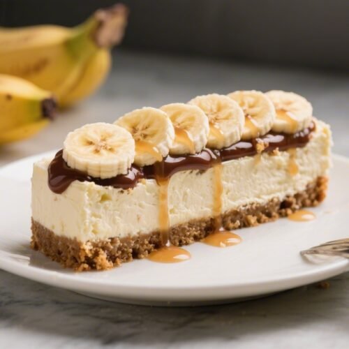 Heavenly No Bake Banana Split Cheesecake Recipe