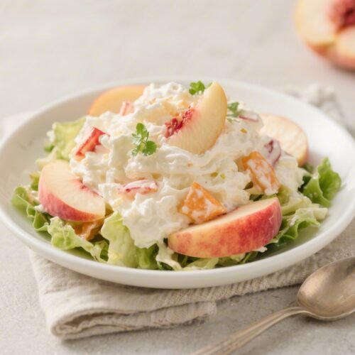 Peach Fluff Salad