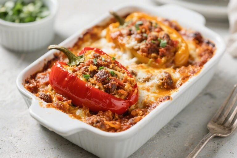 Easy Stuffed Pepper Casserole Recipe