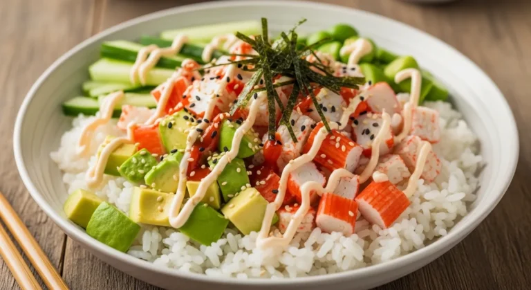 California Roll Sushi Bowl Made Simple at Home
