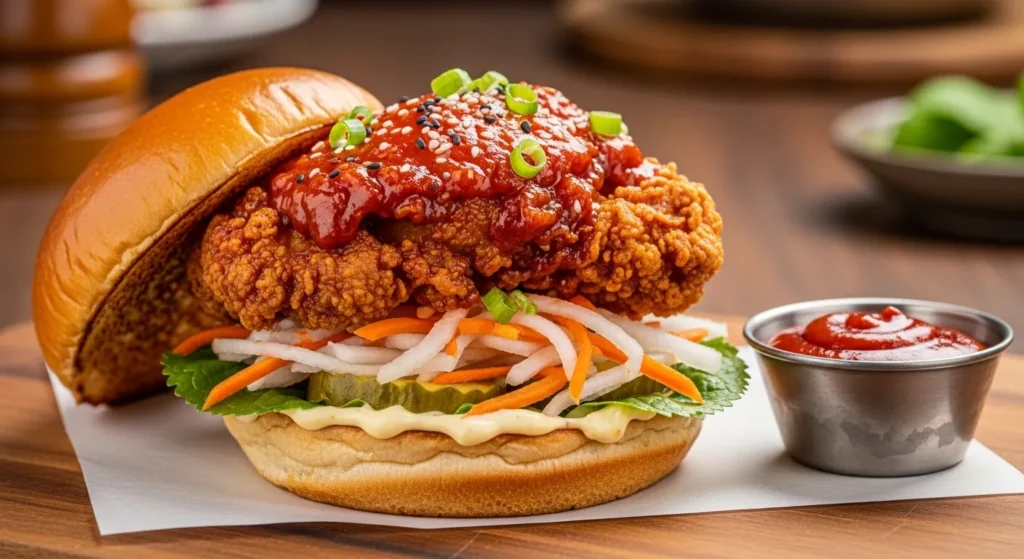 Korean Fried Chicken Sandwich