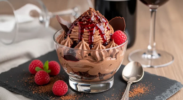 Best Red Wine Chocolate Mousse