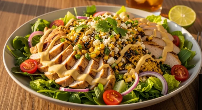 Street Corn Chicken Salad for Summer Dinner