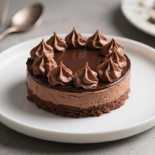 Best Triple Chocolate Mousse Cake