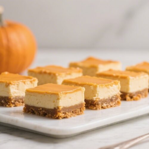 Pumpkin Cheesecake Bars