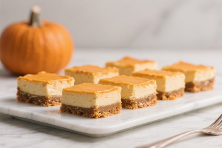 Pumpkin Cheesecake Bars