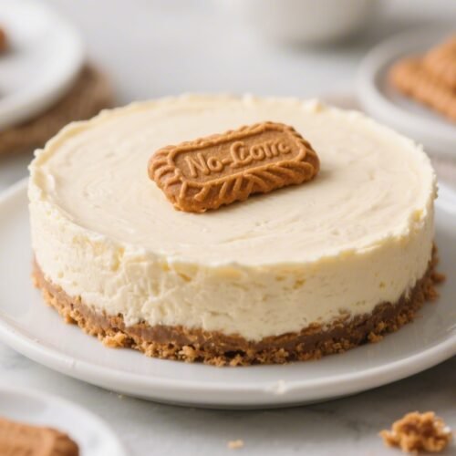 No Bake Biscoff Cheesecake
