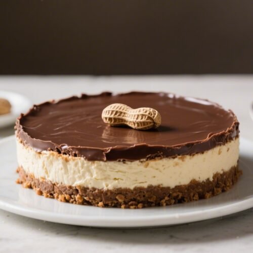 No Bake Chocolate Peanut Butter Cheesecake
