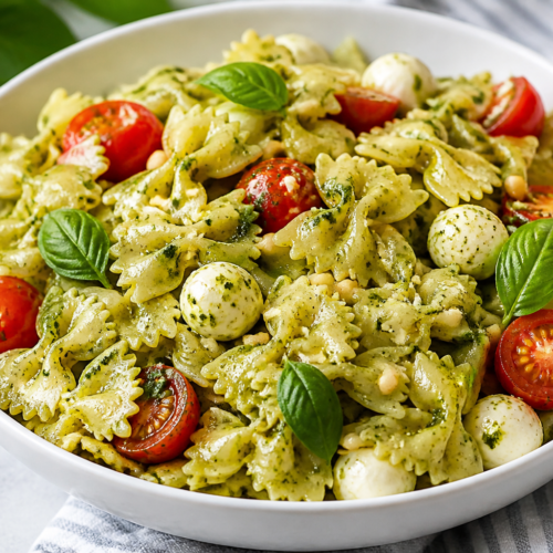 Bow Tie Pesto Pasta Salad