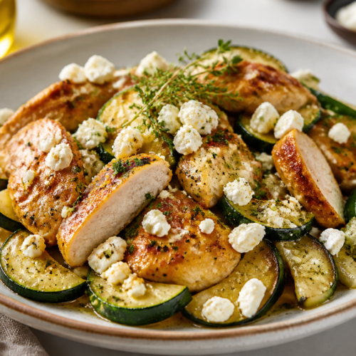Mediterranean Chicken with Zucchini
