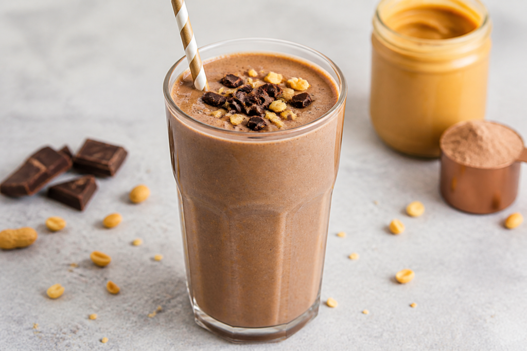 Keto Chocolate Peanut Butter Shake