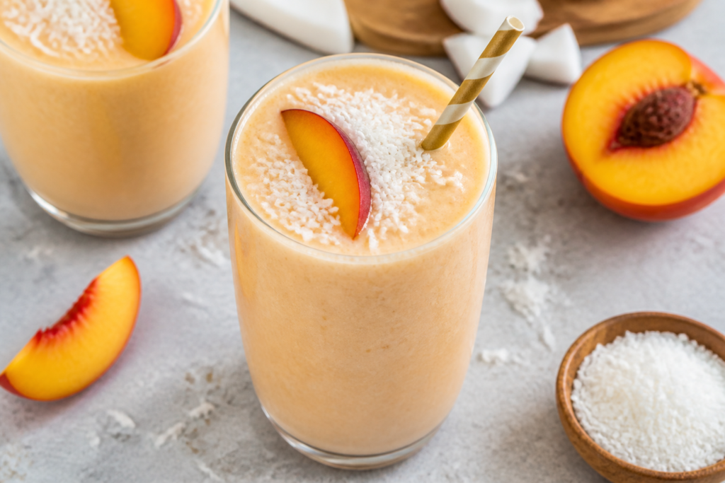 Peach Coconut Smoothie Recipe