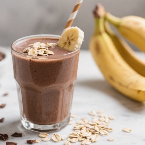 Chocolate Banana Oat Smoothie Recipe