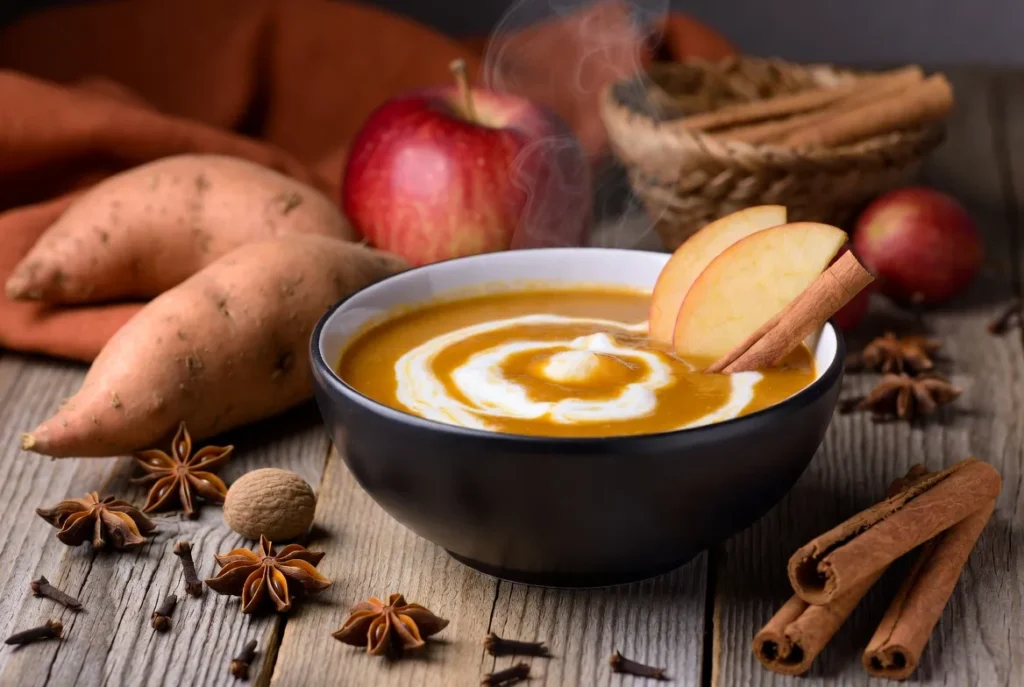 5 Apple and Sweet Potato Soup Recipes with Warm Fall Spices