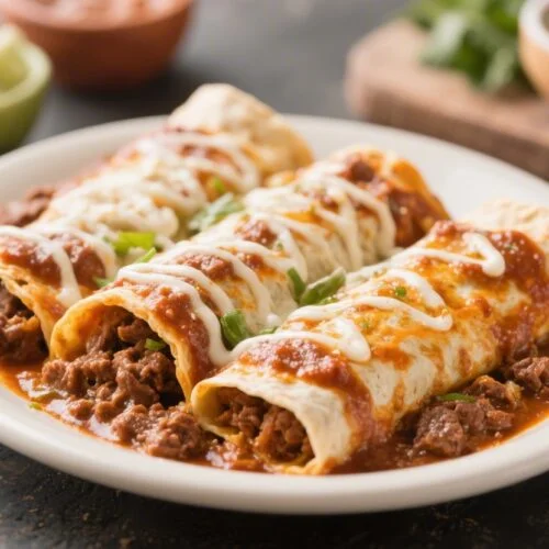 Easy Beef Enchiladas Recipe